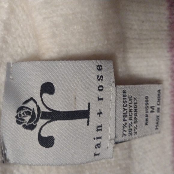Oversized COMFY Crew Neck Sweater Rain and Rose Size M - Picture 4 of 4